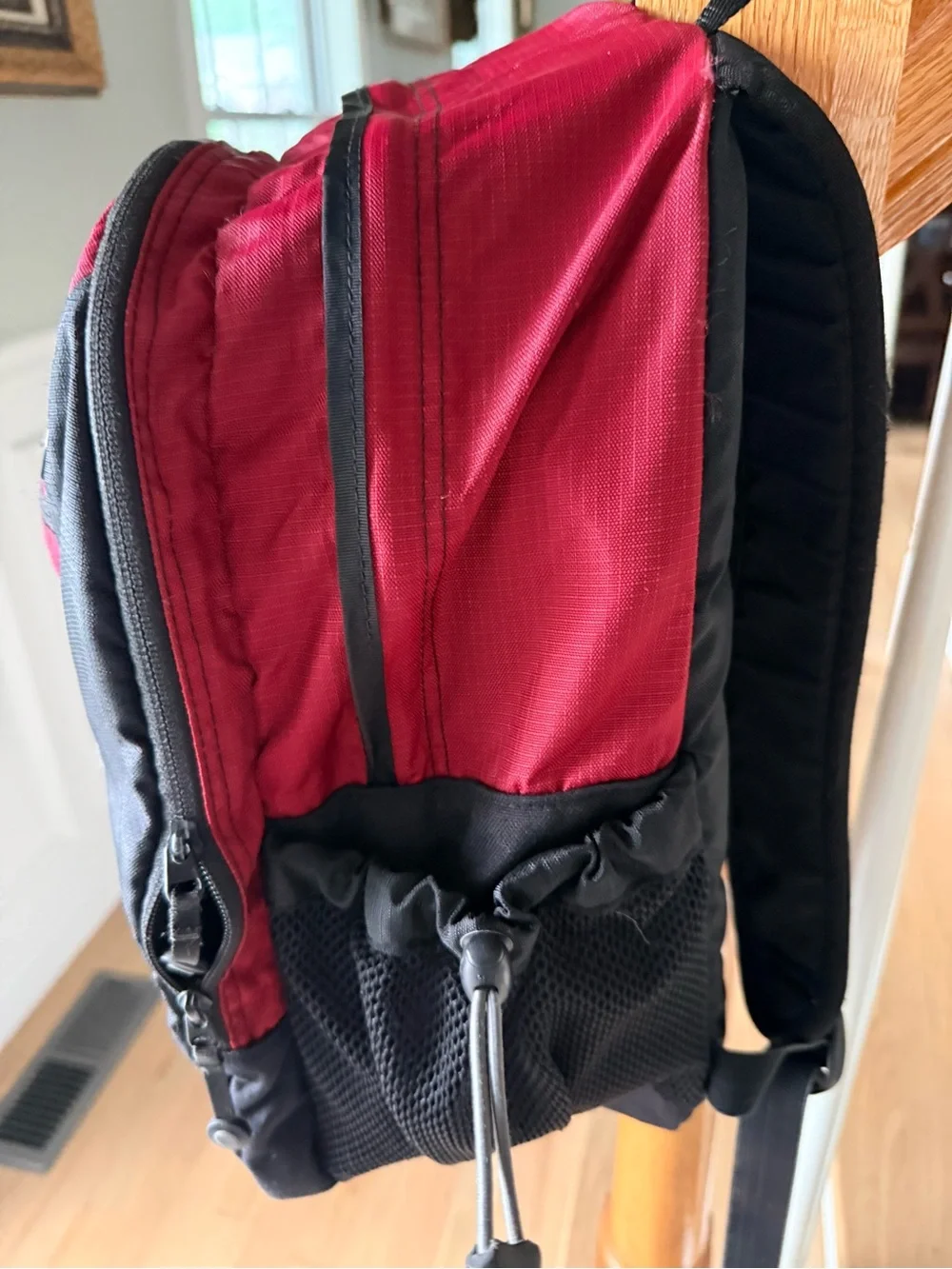 L.L.Bean Red & Black Backpack Daypack